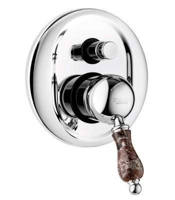 Built-in single-lever shower mixer with diverter